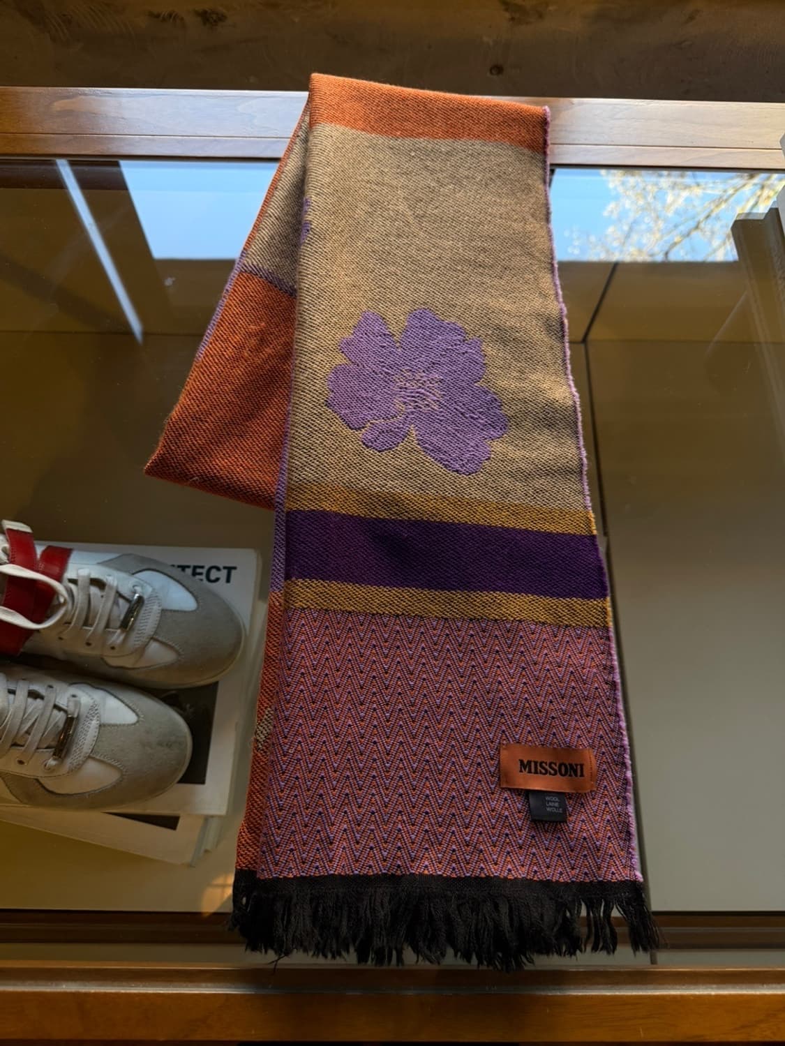 미쏘니 플라워 머플러 상품이미지1