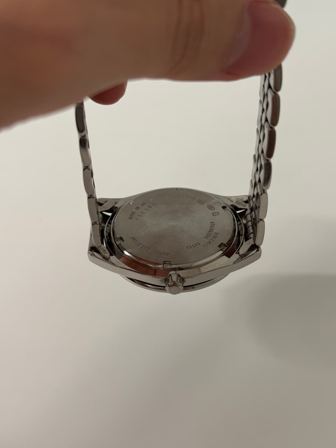 1990s Black Dial Silver Quartz 상품이미지9