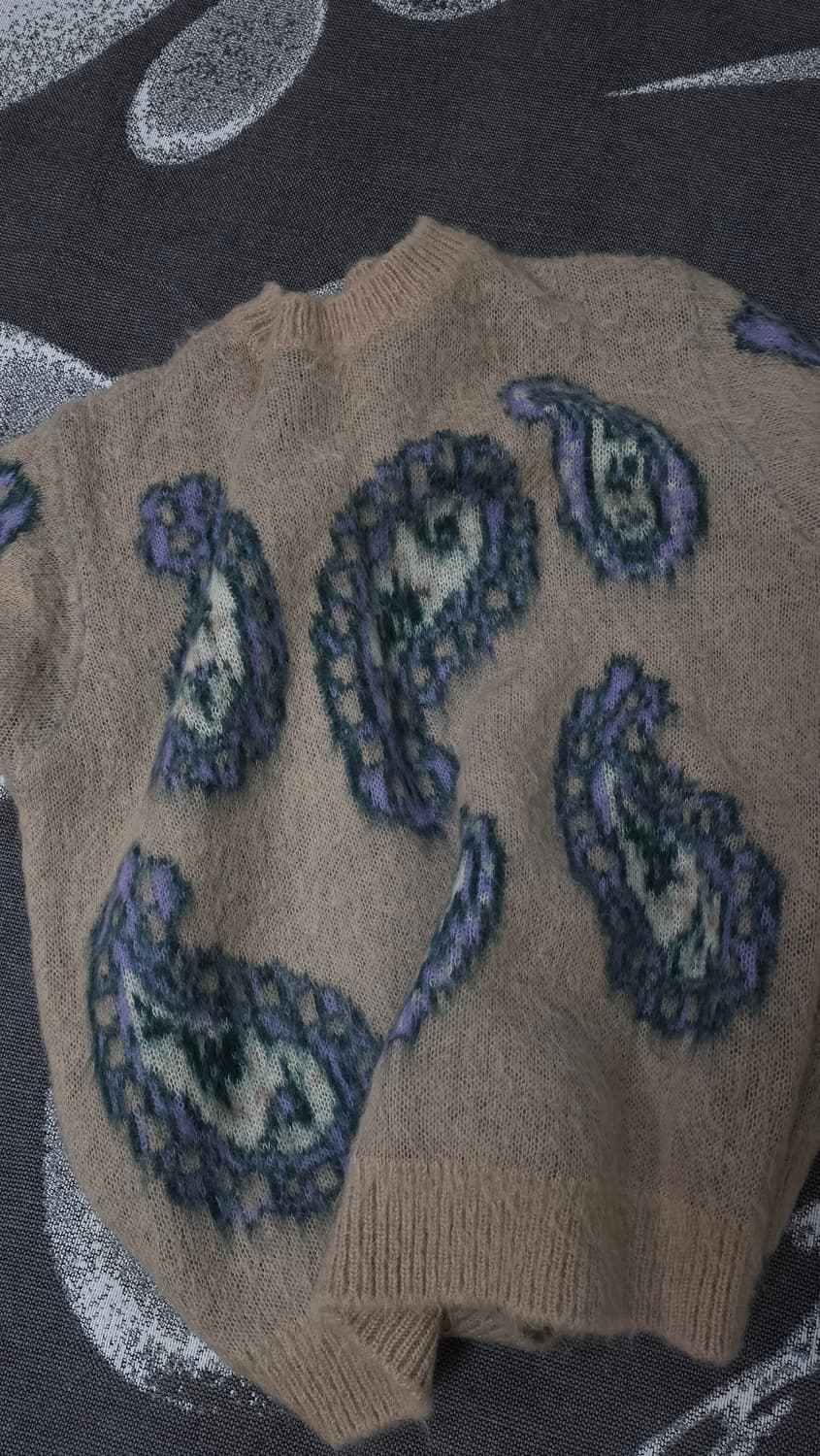 산드로 페이즐리 패턴 모헤어 혼방 스웨터 상품이미지3