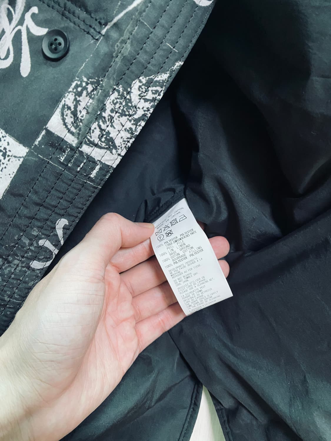 요지야마모토 뿌르옴므 25fw 패디드 셔츠 상품이미지4