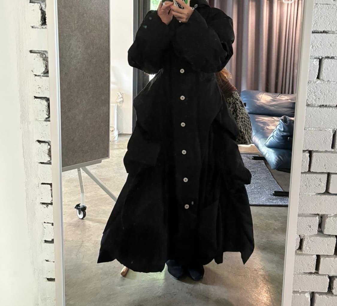 요지야마모토 롱패딩 상품이미지1