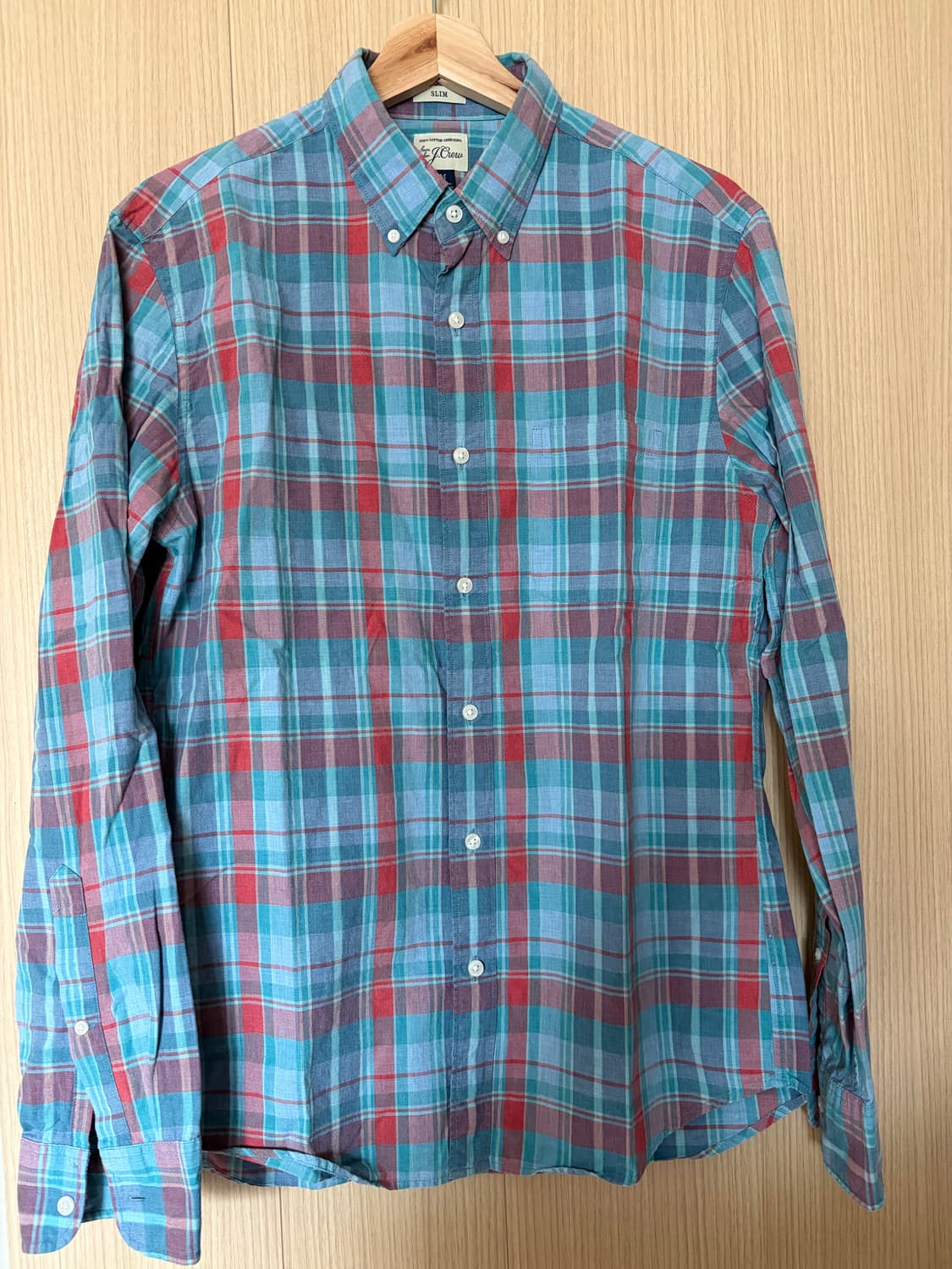 (상태최상/정품) 제이크루(J.Crew) 슬림핏 체크 셔츠 - M 상품이미지1