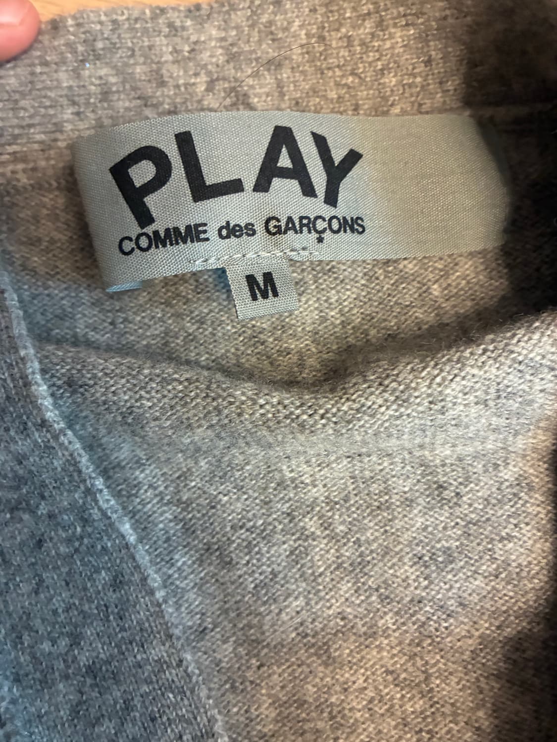 꼼데가르송 더블하트 가디건  상품이미지2