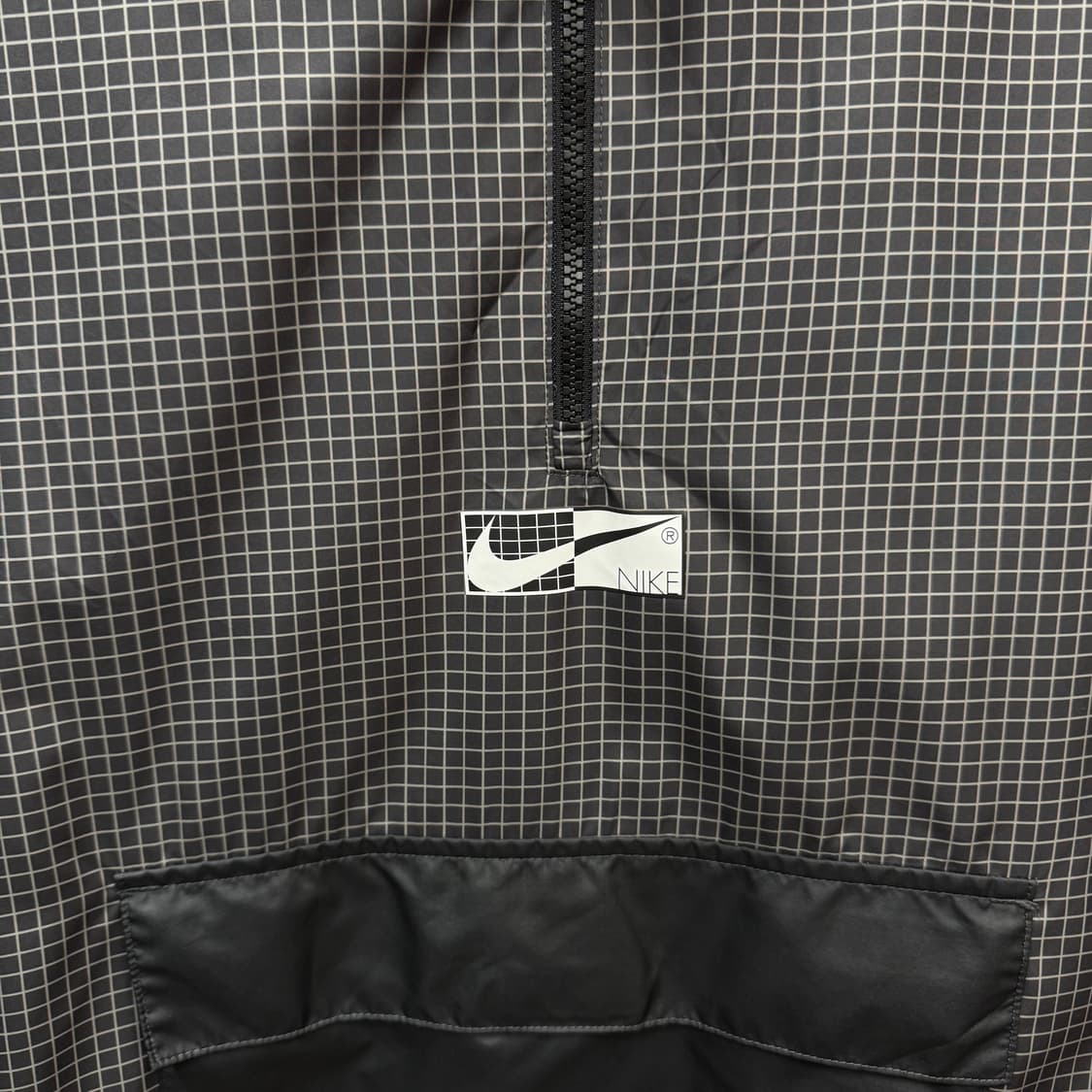 나이키 하프 집업 아노락 전면 빅포켓 포인트 그레이 상품이미지5