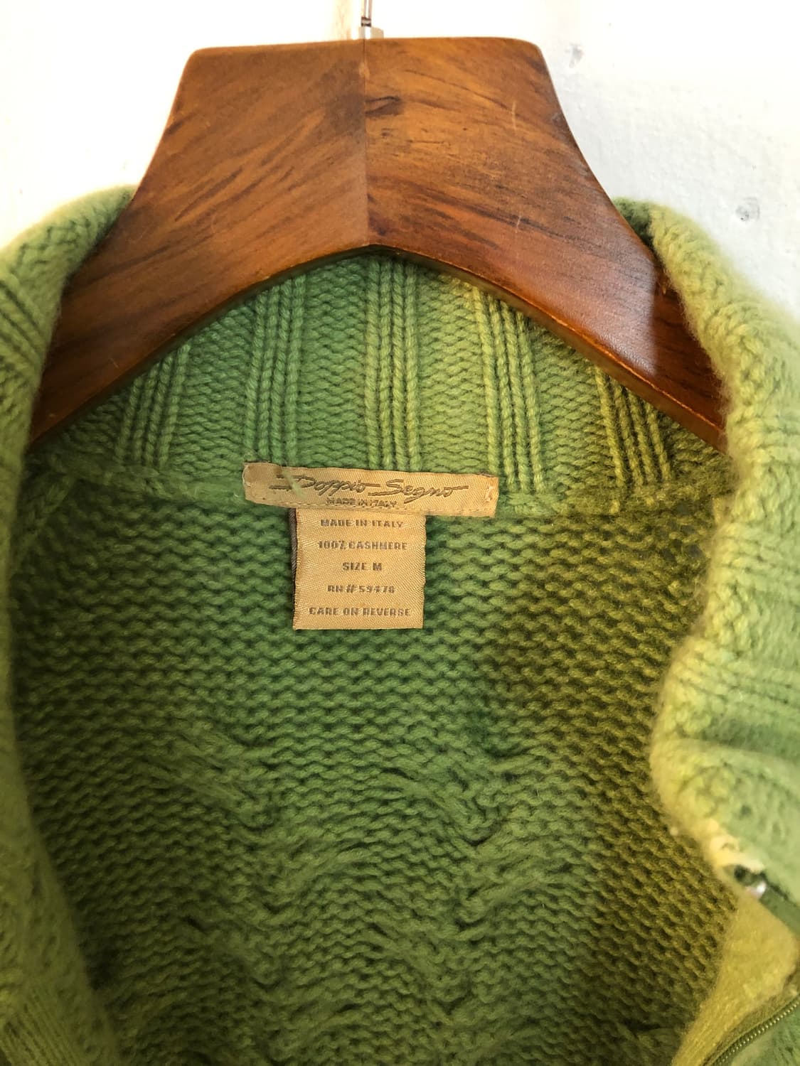 빈티지 케이블 니트 집 상품이미지8