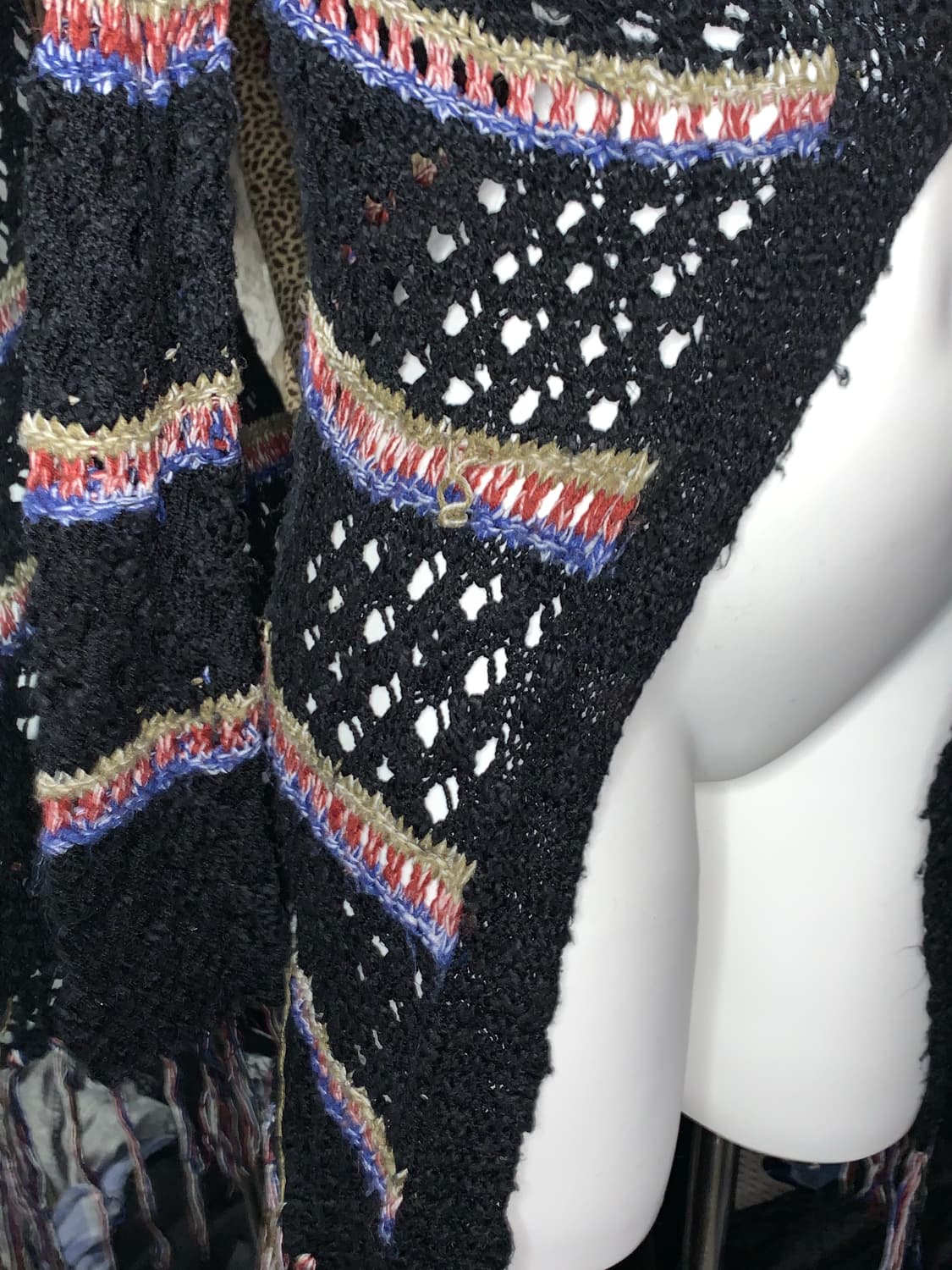 y2k 히피 그런지 보헤미안 그물 후드가디건 상품이미지2