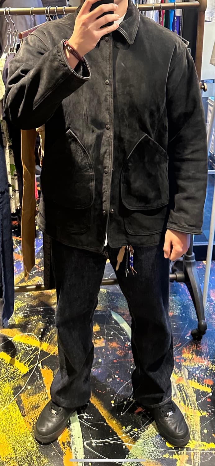 schott 쇼트 cowhide 반코트 피코트 자켓 상품이미지6