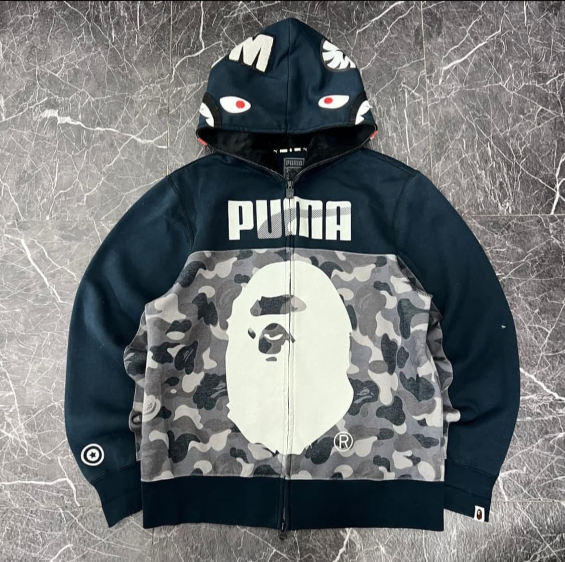 베이프 퓨마 콜라보 후드집업 상품이미지1