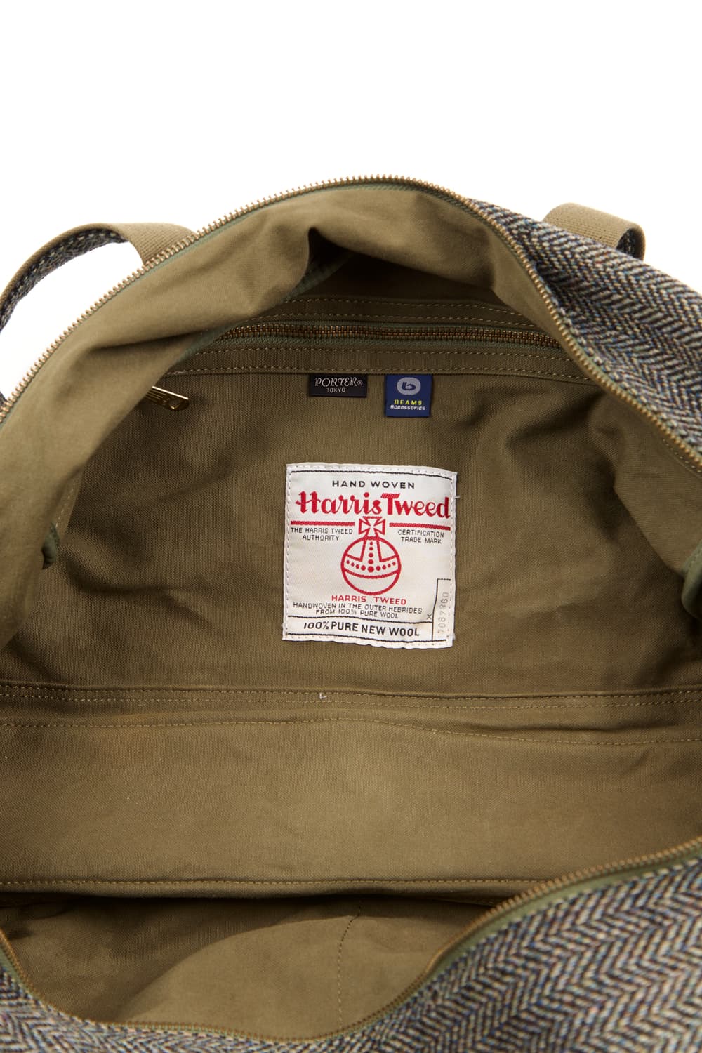 Porter X Harris tweed X Beams 보스턴 백 상품이미지6