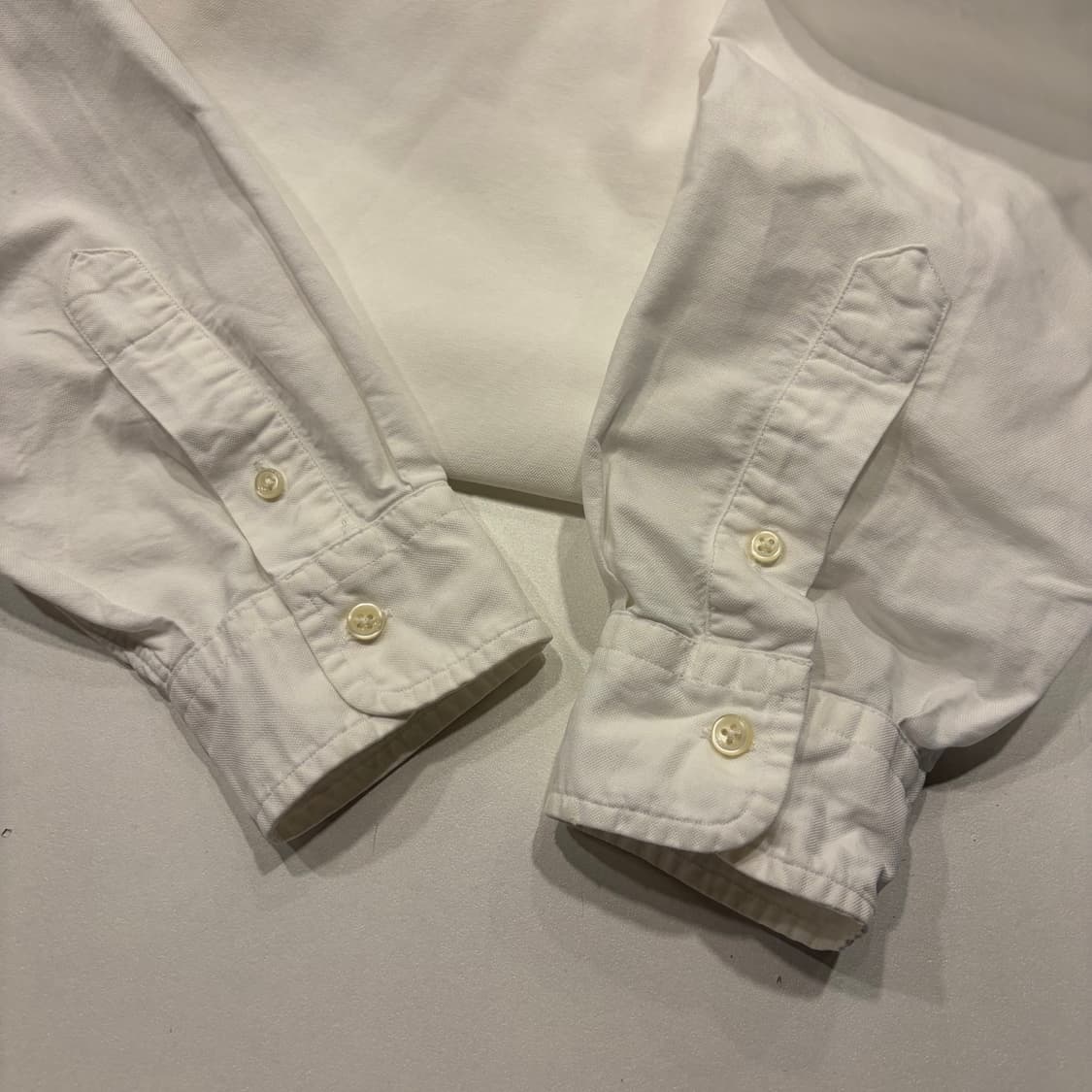 [M] 폴로 랄프로렌 클래식핏 옥스포드 셔츠 화이트 D662 상품이미지6