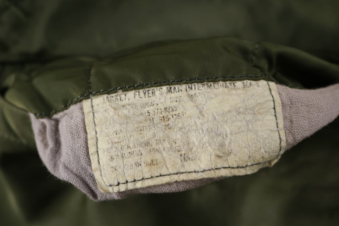 [S] 80's 알파인더스트리 MA-1 플라이트 자켓 상품이미지5