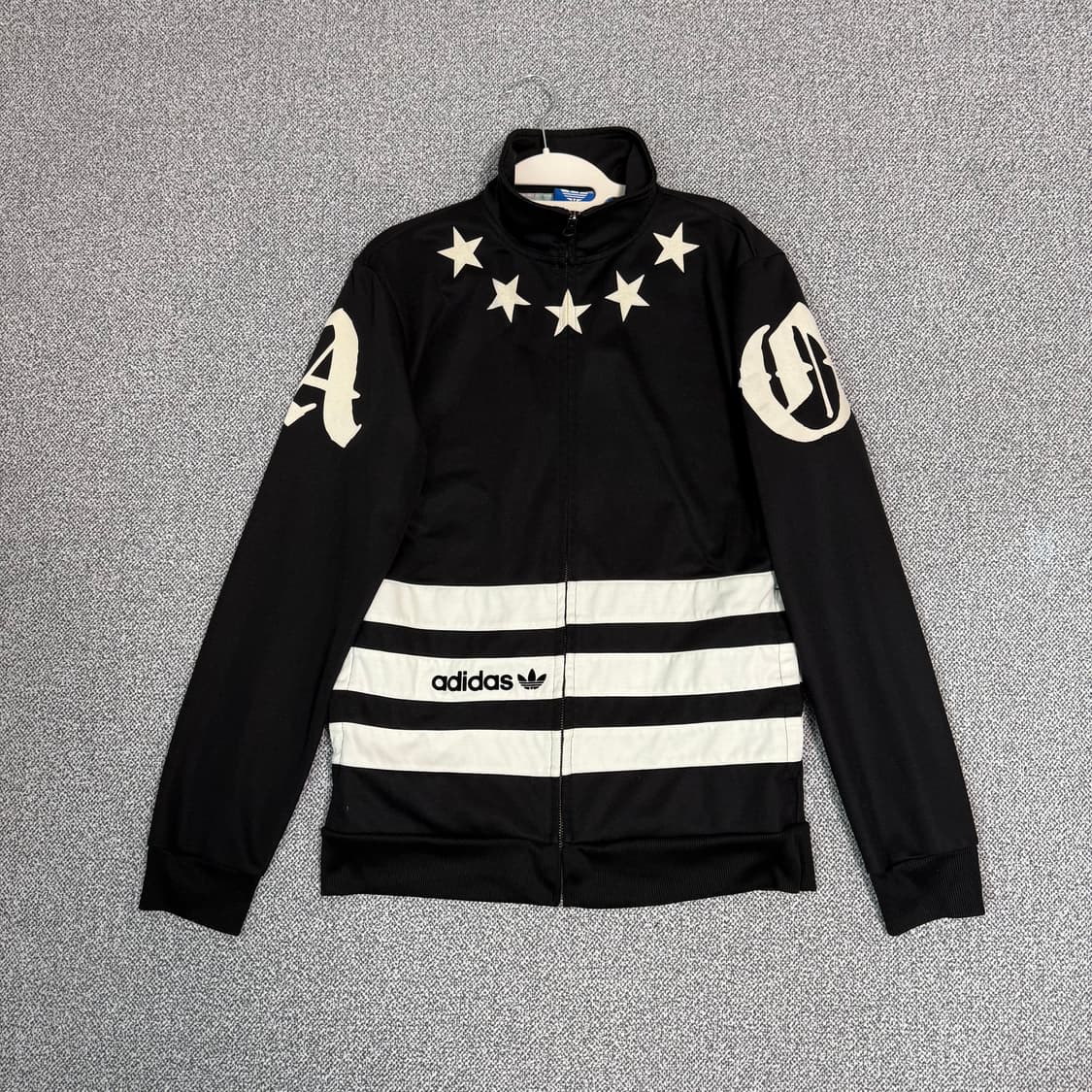 아디다스 스타 져지 블랙 100 트랙탑 올드스쿨 상품이미지1