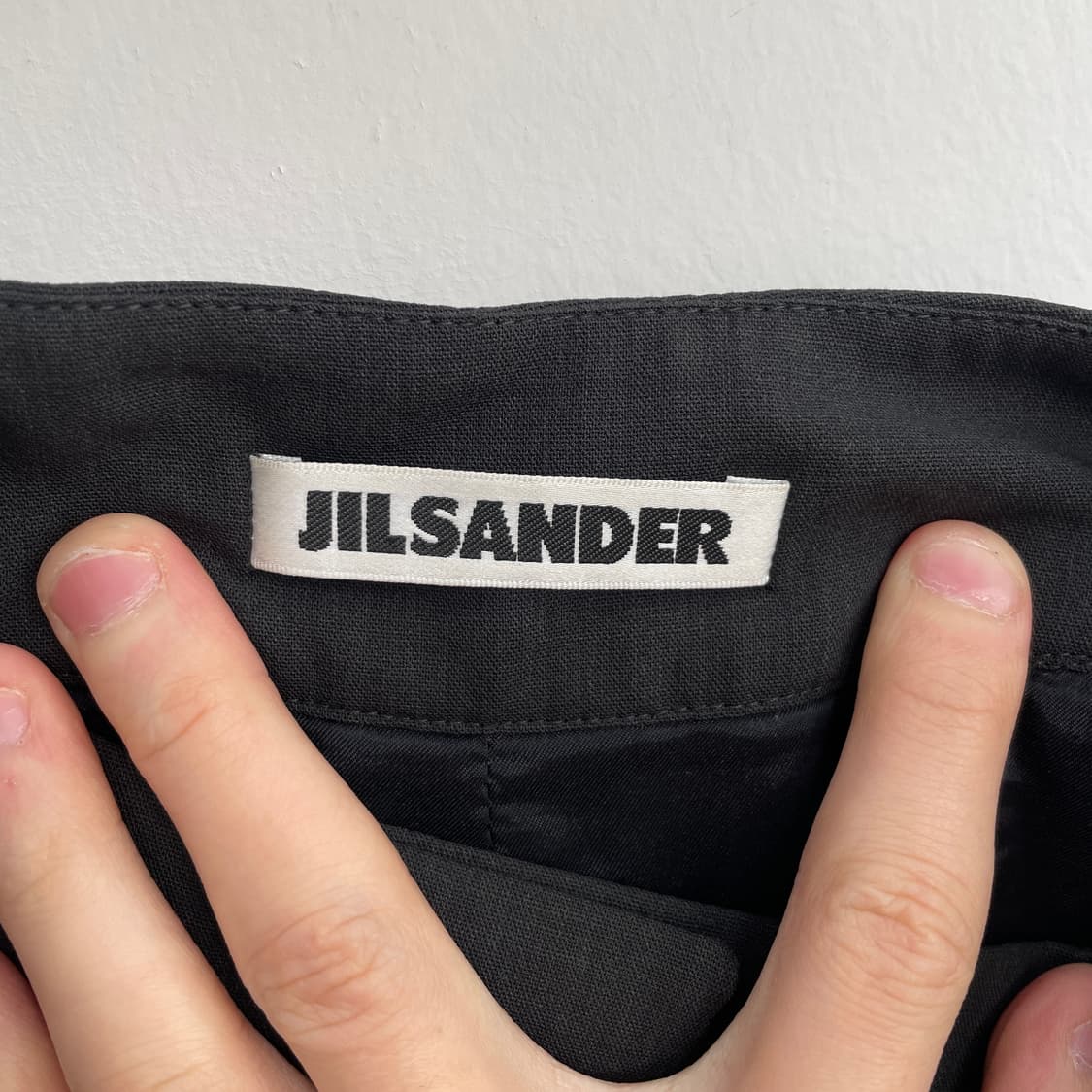 질샌더 그레이 롱 스커트 상품이미지8