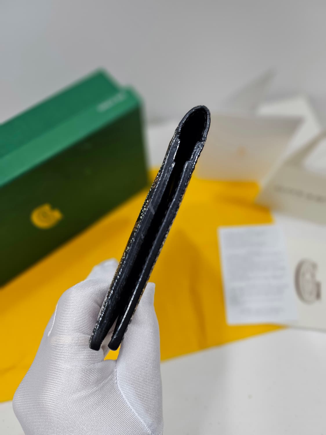 [정품] 고야드 생로슈 장지갑 블랙 상품이미지3