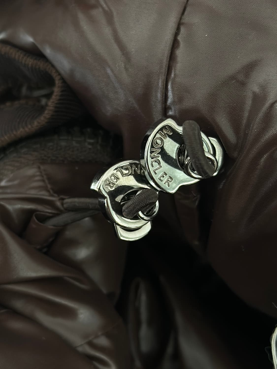 몽클레어 다크브라운 헤르민 롱 패딩  상품이미지7