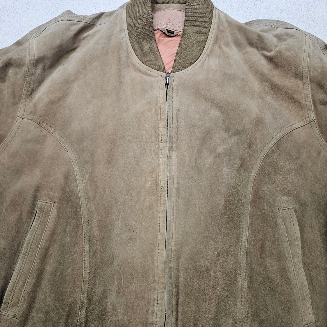 빈티지 스웨이드 봄버 자켓 상품이미지6