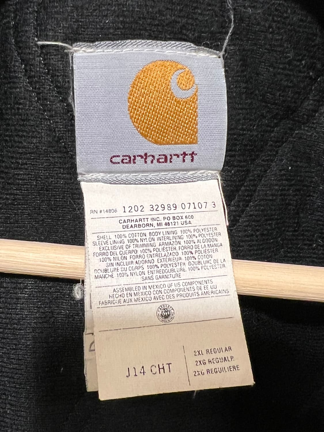 00's [2XL] 칼하트 산타페 J14 CHT 체스트넛 빈티지 워크자켓 상품이미지9