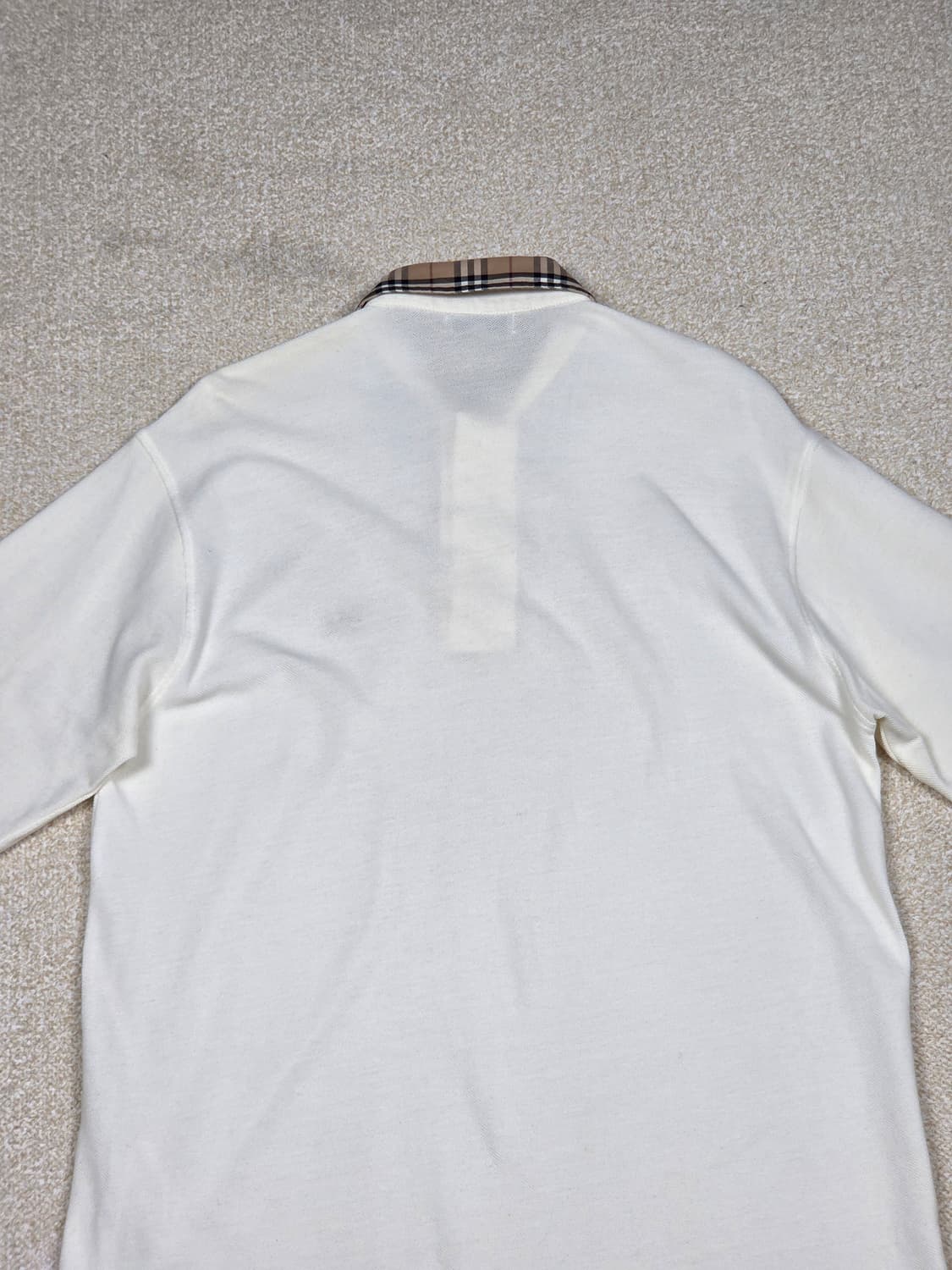 [버버리] 런던 노바 체크 카라 피케 반팔 폴로 셔츠 | S00132 상품이미지6