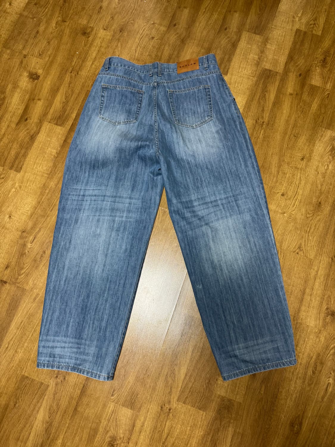 비슬로우 딥 원턱 데님 상품이미지2