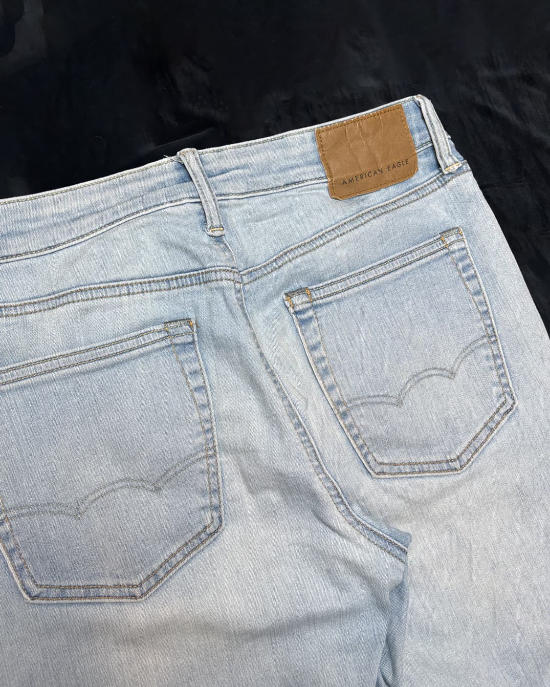 일본빈티지 AMERICAN EAGLE 연청 상품이미지4