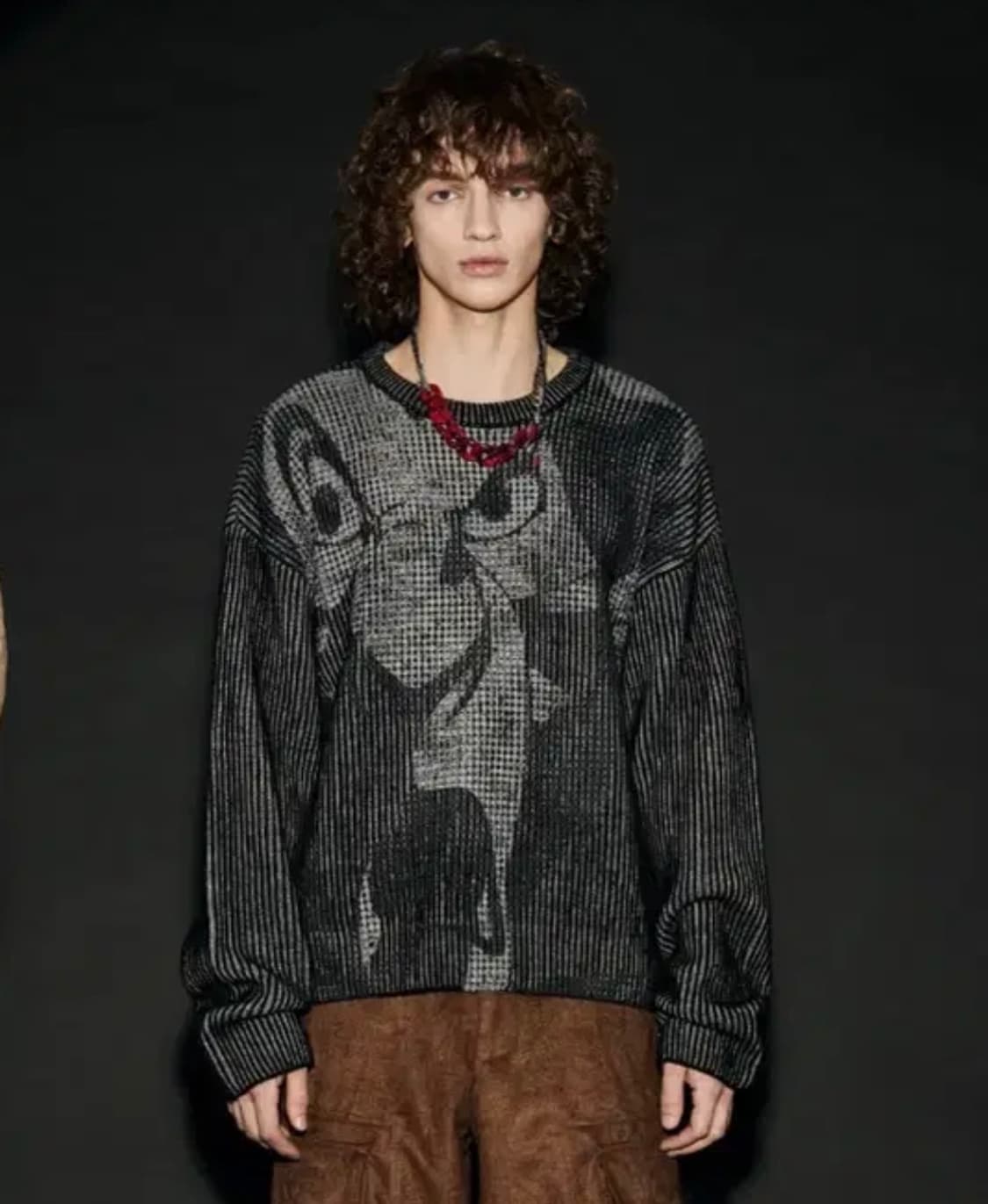 메종미네드 모노크롬 라이온킹 니트, L 상품이미지1