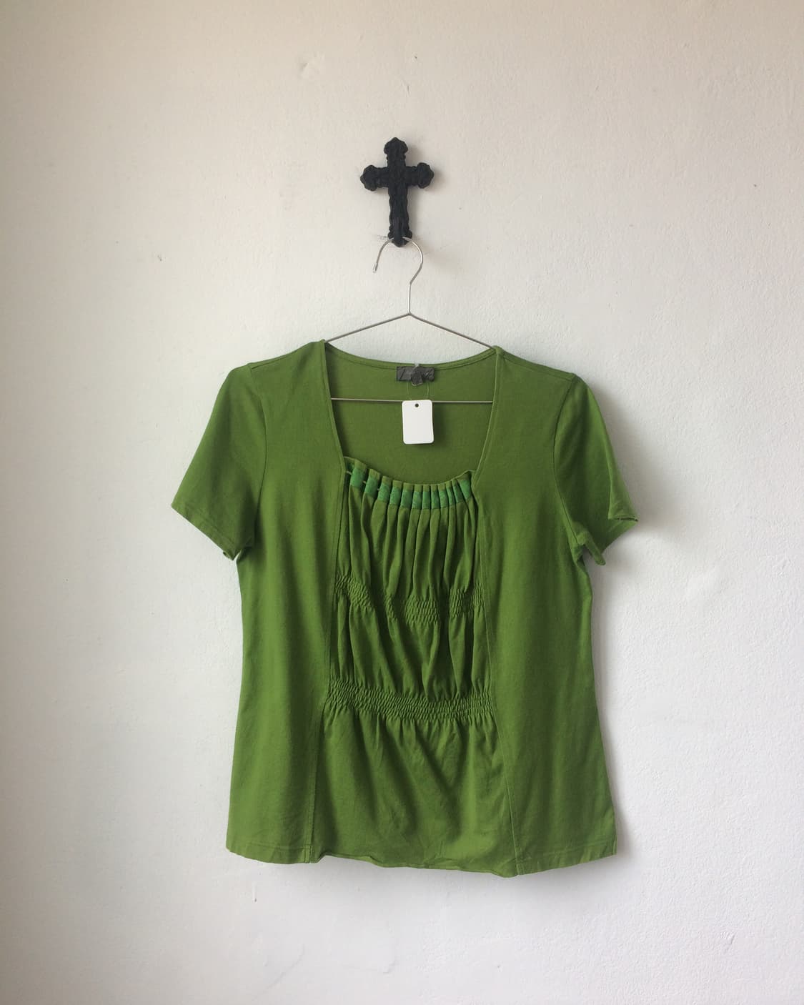 Pleats shirring point t shirt 상품이미지2