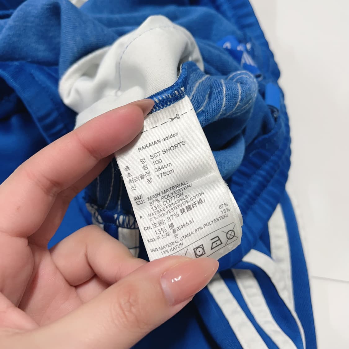[정품] 아디다스 블루 SST 하프 팬츠 [ 100 ] 상품이미지6