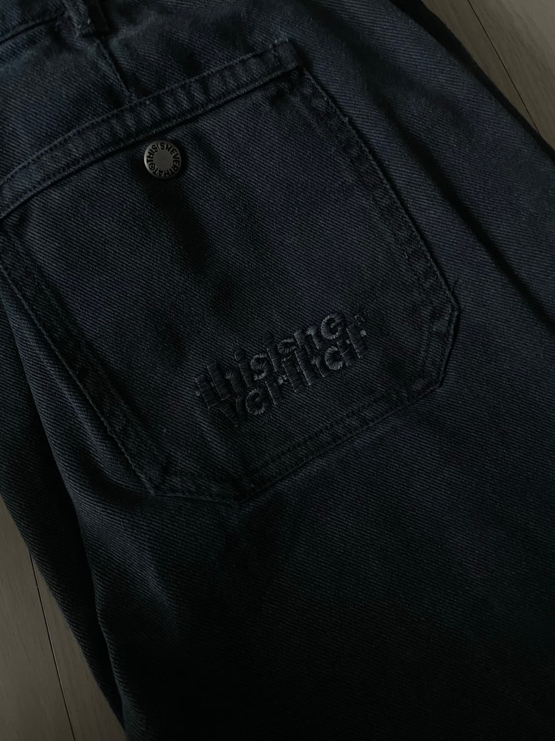 디스이즈네버댓 오버다이드 팬츠 워시드 네이비 (M) 상품이미지6