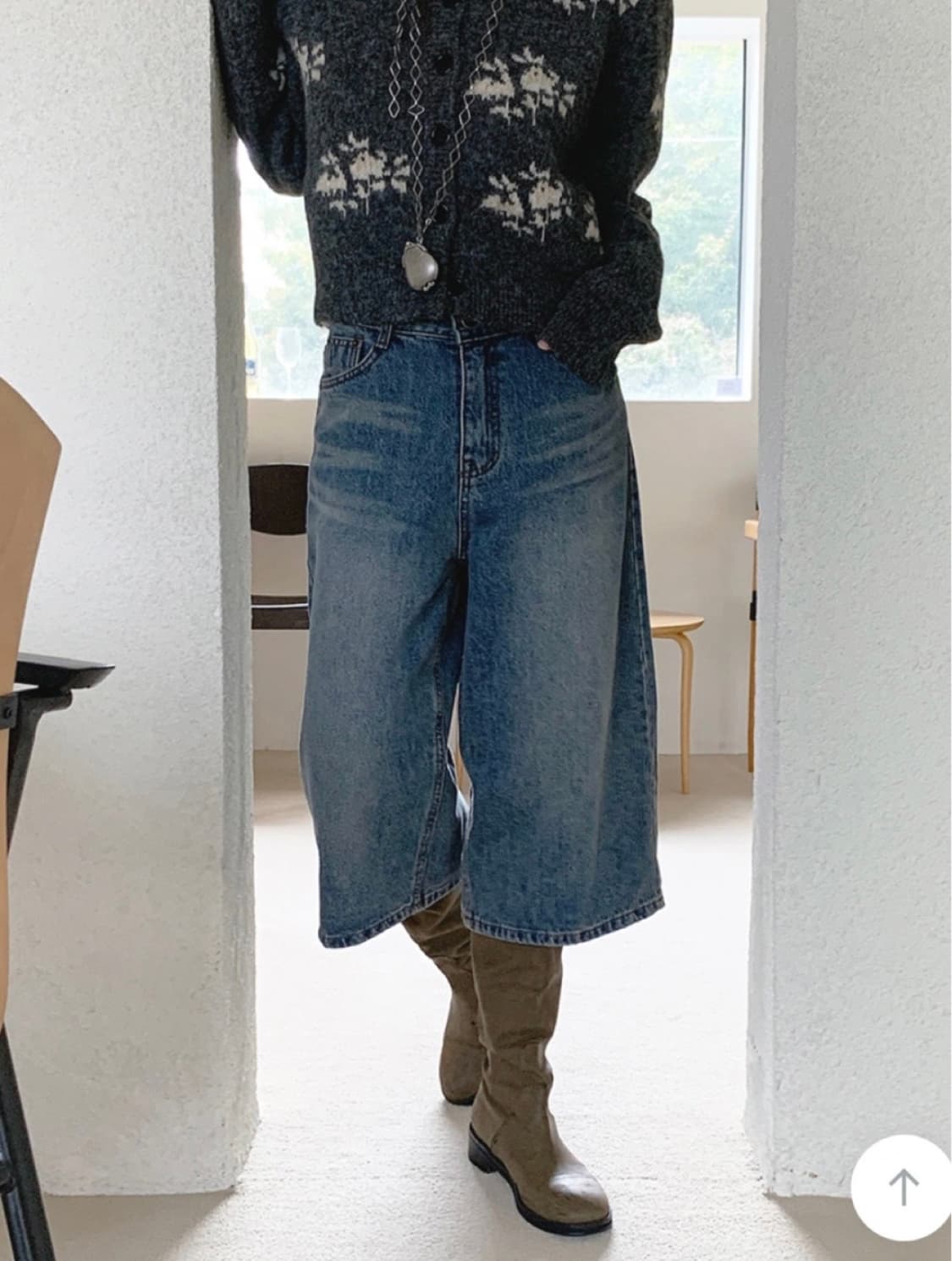 베카 BEKA 고잉 버뮤다 데님팬츠 상품이미지4