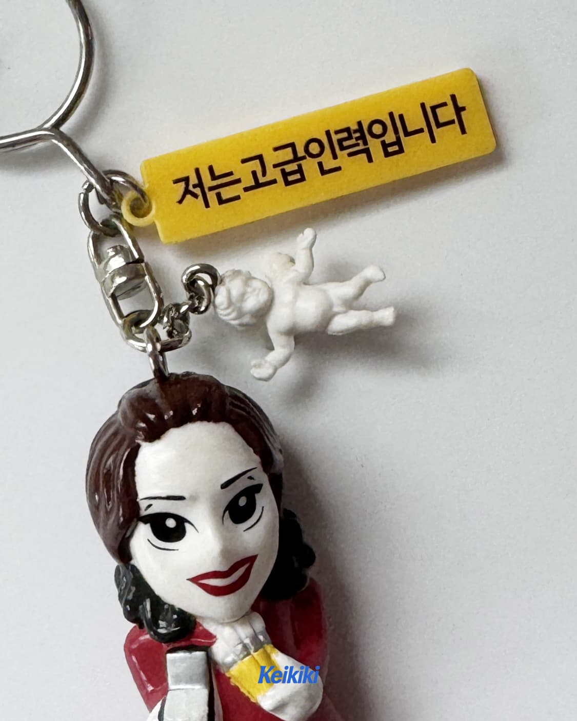 케이키키 빈티지 소노코 천사 행운 부적 커스텀 키링 상품이미지2