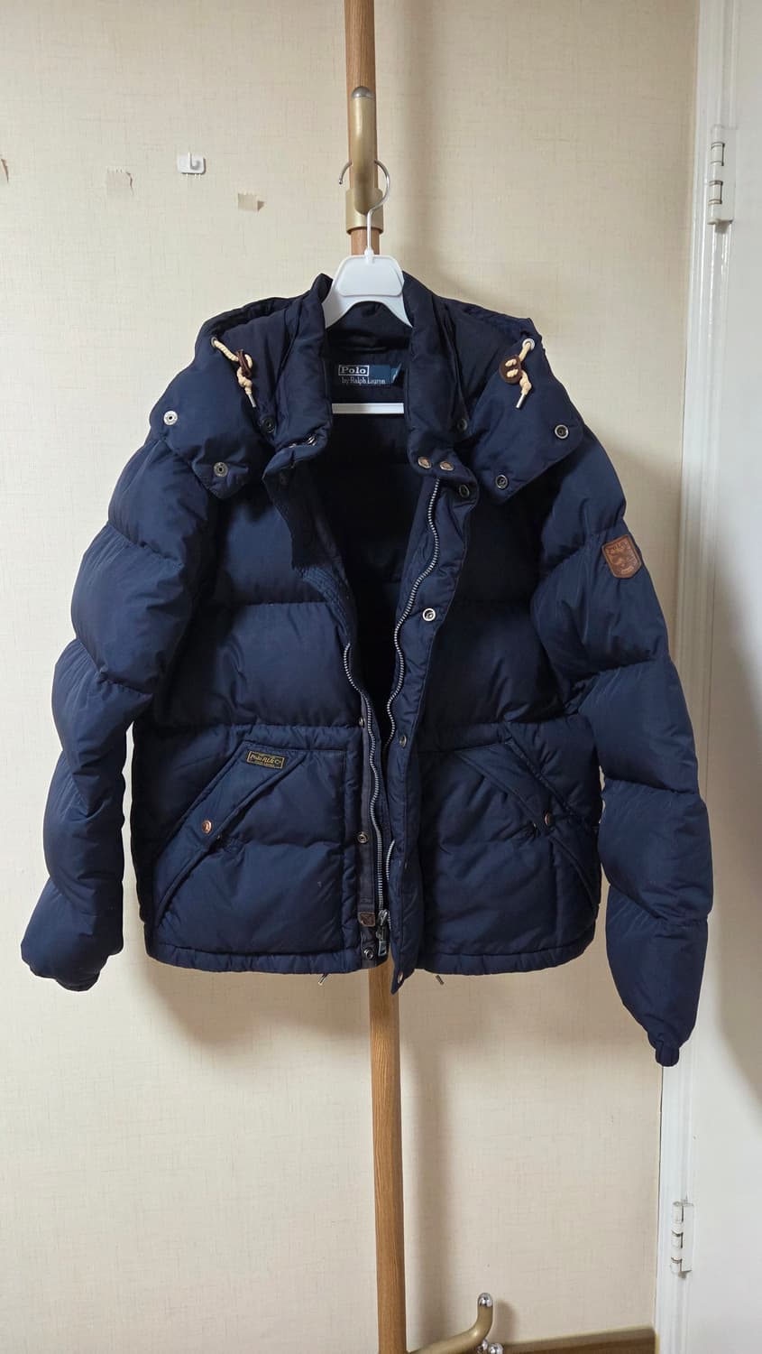 폴로 랄프로렌 네이비 후드 다운 패딩 상품이미지2