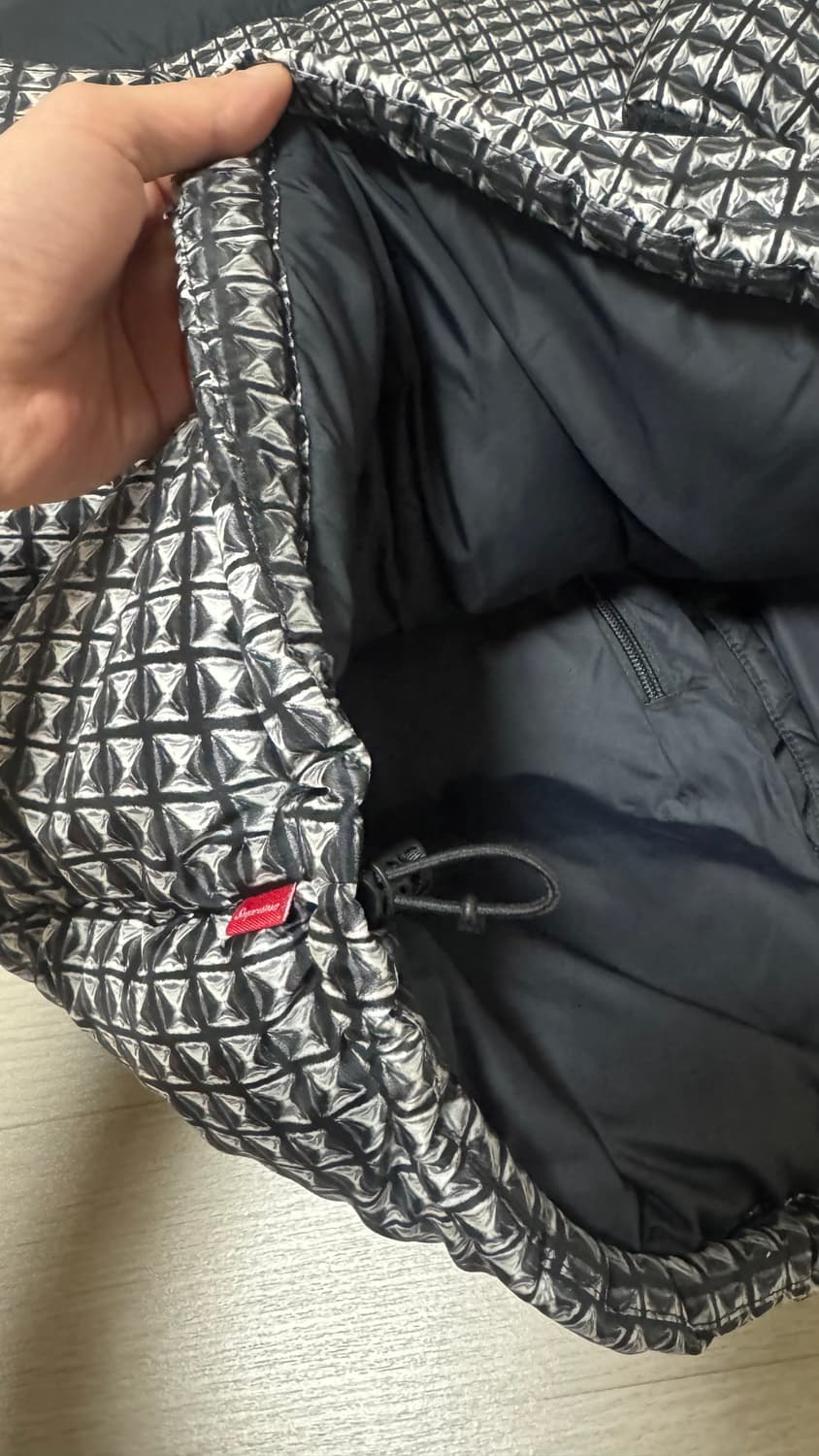 슈프림 x 노스페이스 스터드 눕시 자켓 블랙 - 21SS 팝니다. 상품이미지8