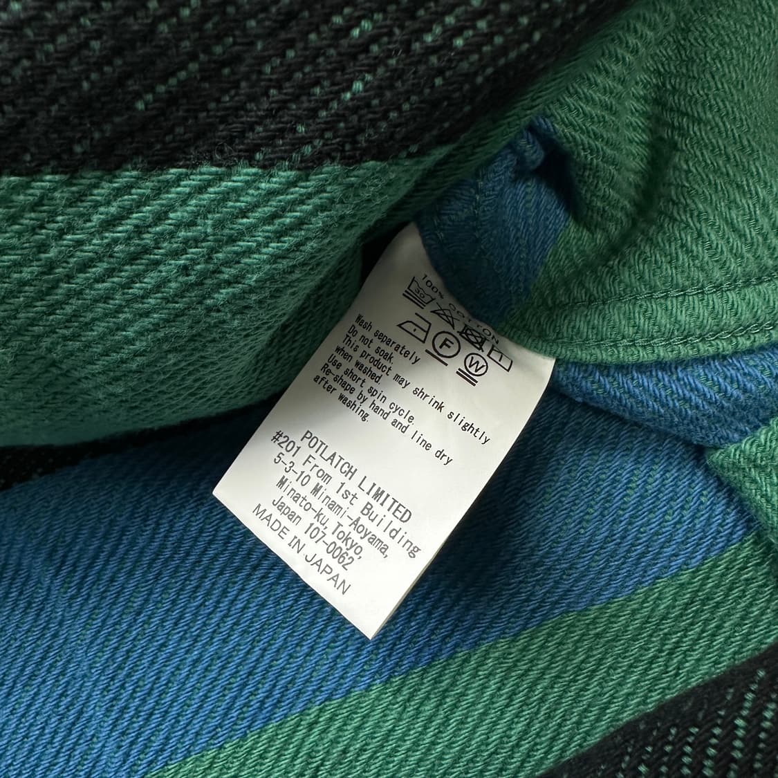 CAVEMPT Stripe Flannel Big Shirt 카브엠트 셔츠 상품이미지7