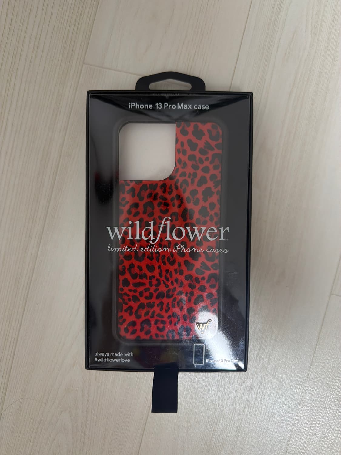 wildflower 레드 호피 케이스 (아이폰 13 pro max) 상품이미지1