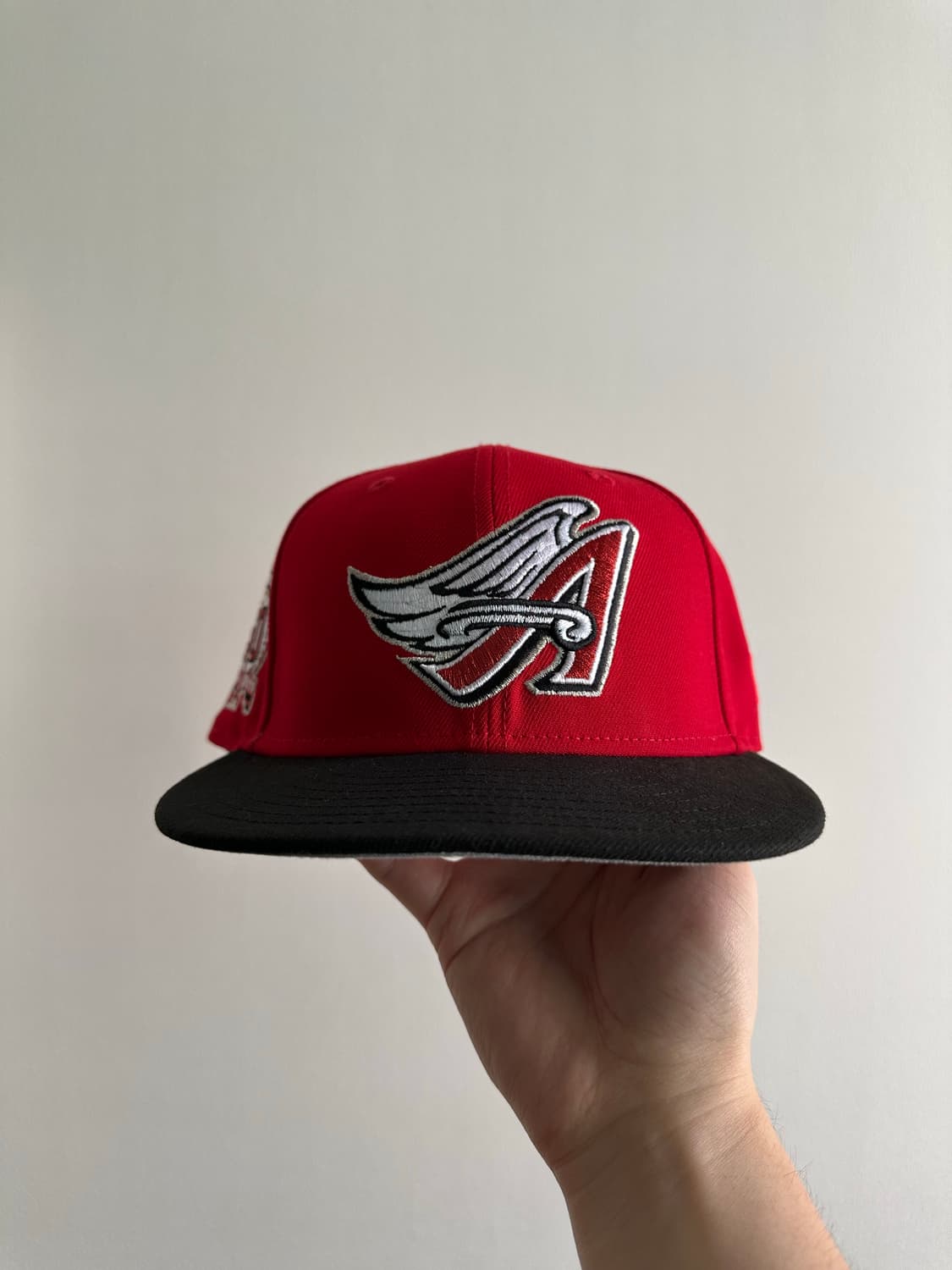 희귀 뉴에라 59fifty LA ANGELS 레드 피티드캡 상품이미지2