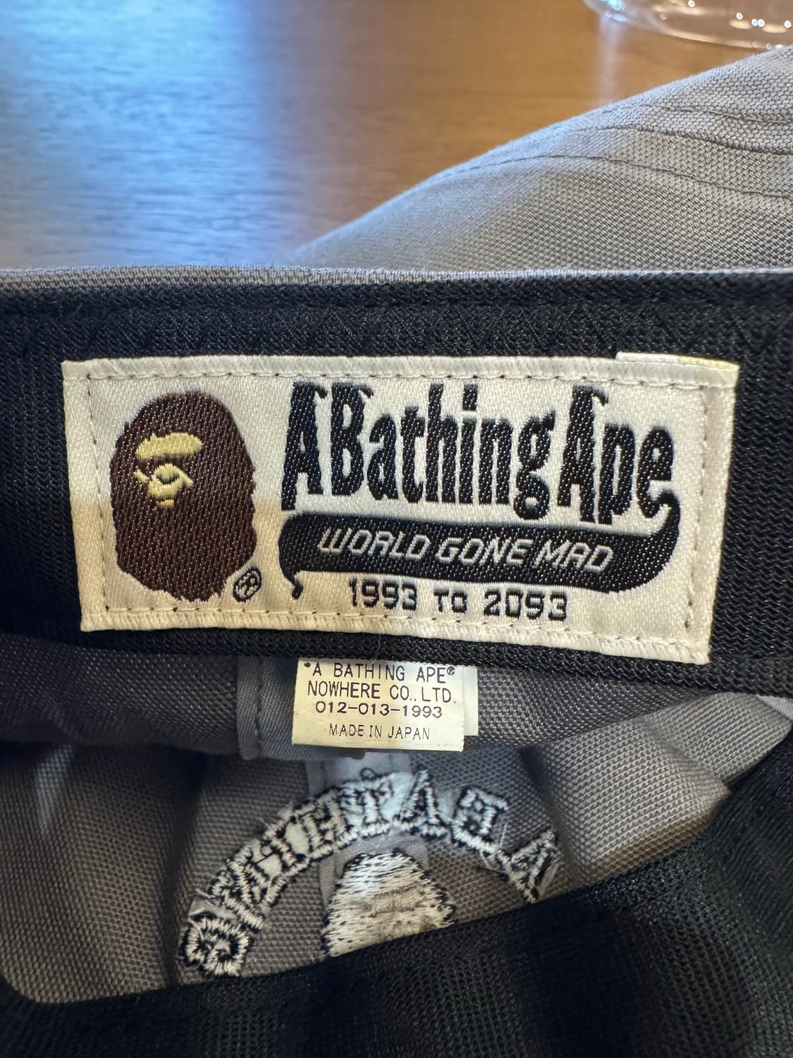 [OS] 베이프 컨트라스트 패널 컬리지캡  상품이미지7