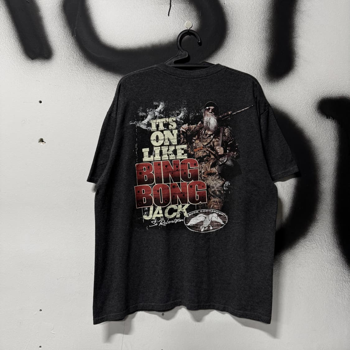 VTG 빈티지 USA 덕 커맨더 빅 프린팅 반팔 티셔츠 상품이미지1