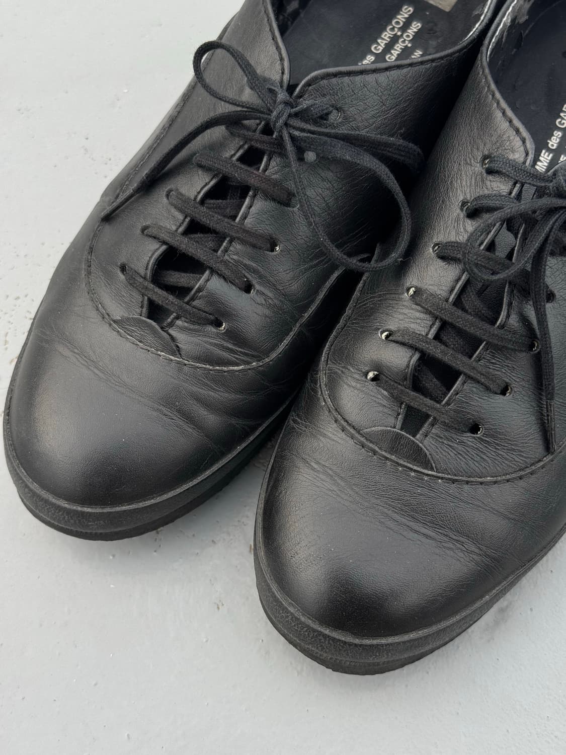 CDGCDG Plain Toe Derby Shoes 상품이미지2