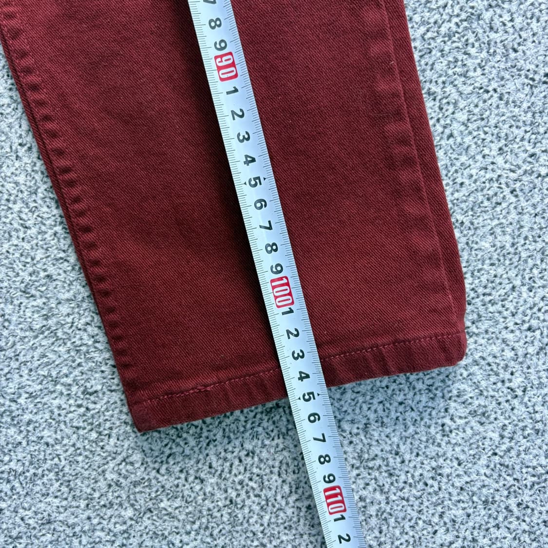 4 REG M 리바이스 550 버건디 면바지 0608J2 상품이미지8