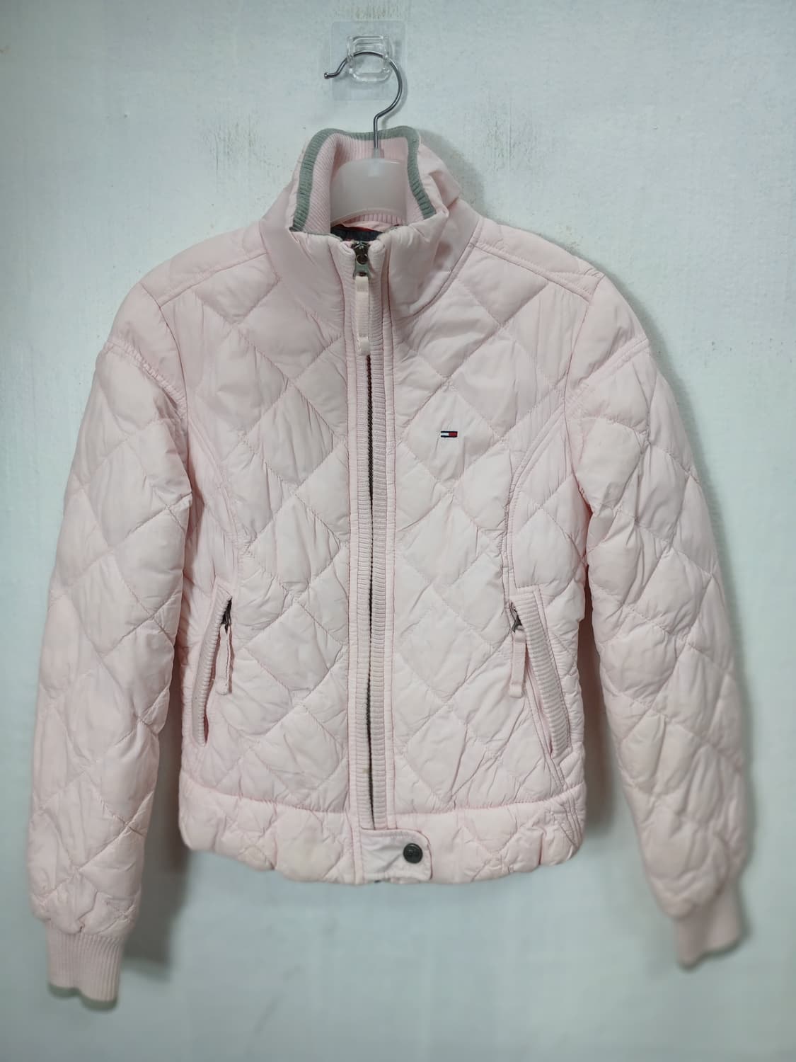 타미힐피거 퀼팅핑크자켓  85 XS 상품이미지4