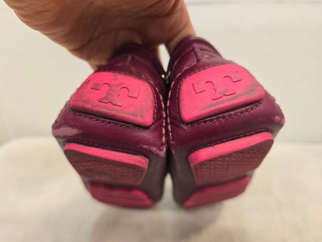 토리버치 드라이빙슈즈 플랫슈즈 버건디 260 상품이미지9