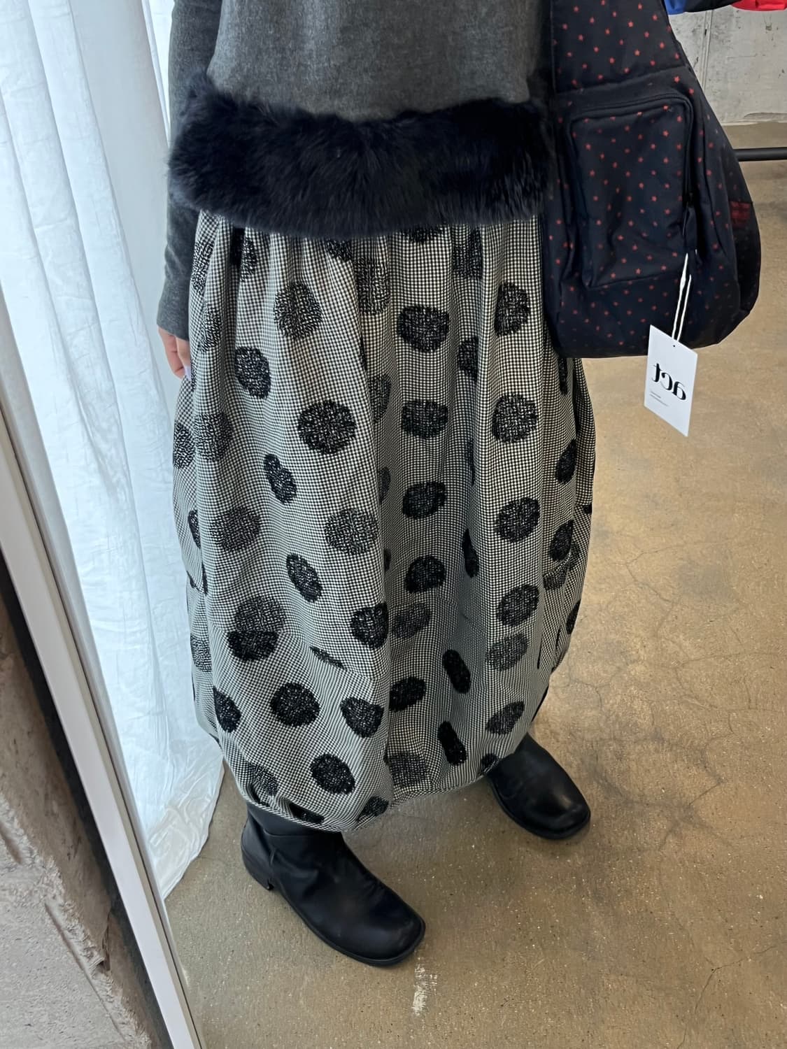 LE CIEL BLEU 퍼 트리밍 탑 상품이미지10