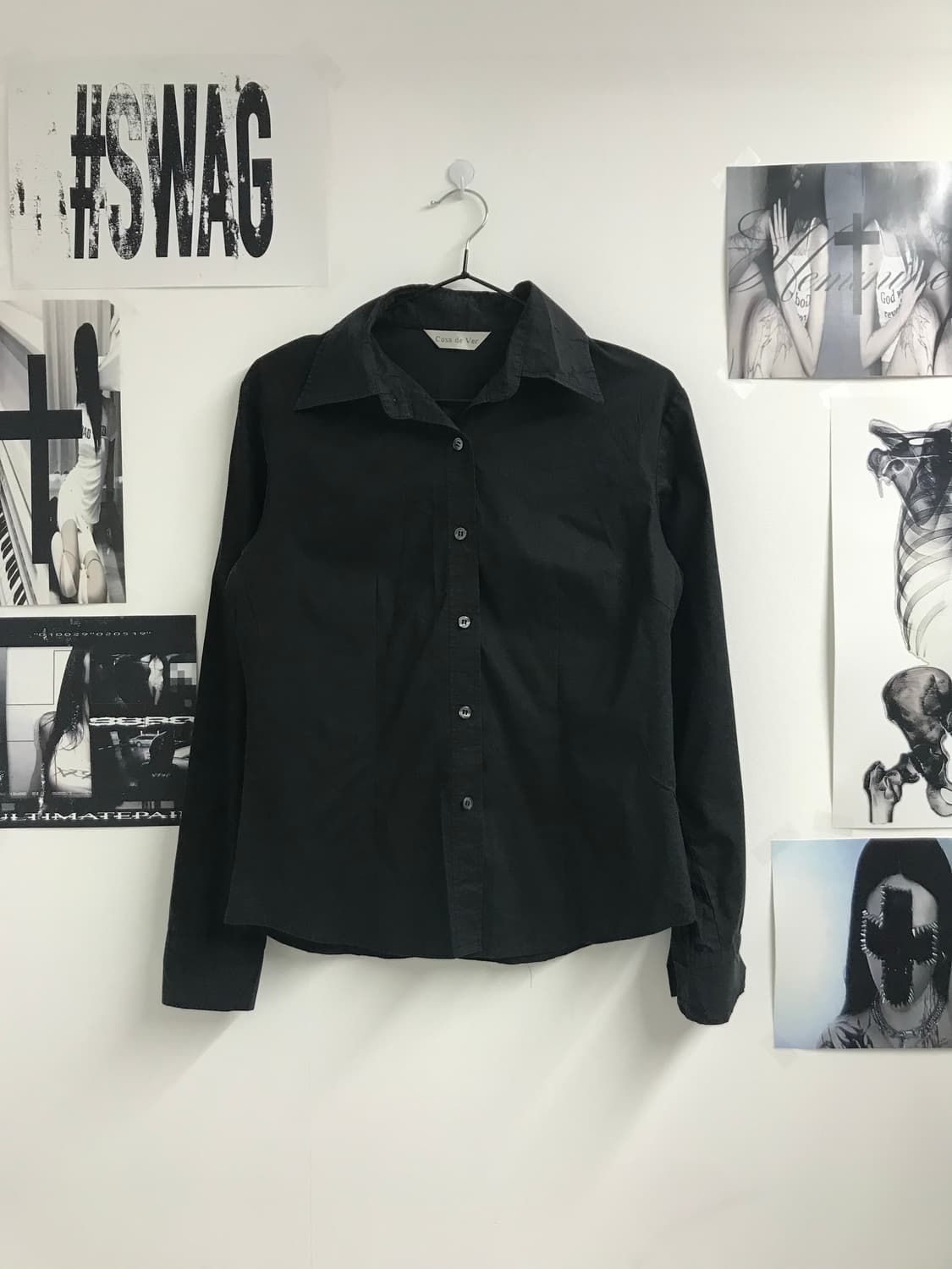 Basic black shirts 상품이미지3