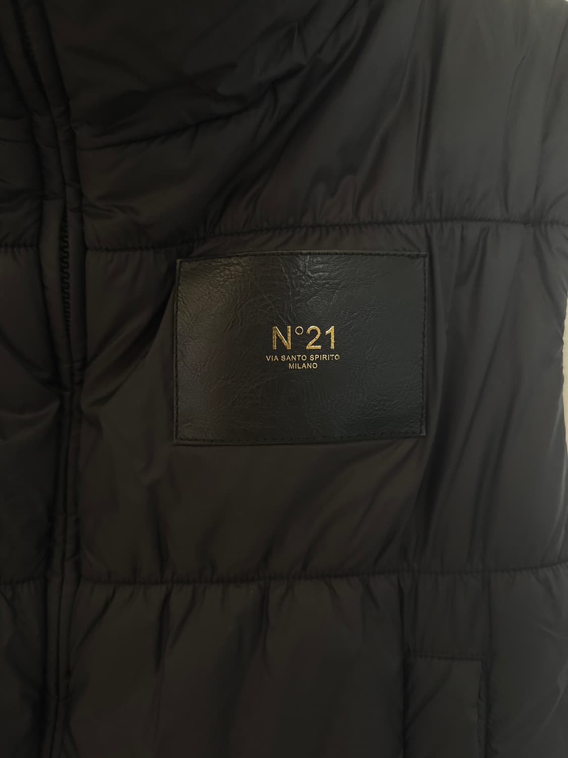 [N°21] 컬렉션 패딩 조끼 베스트 / 블랙 상품이미지7