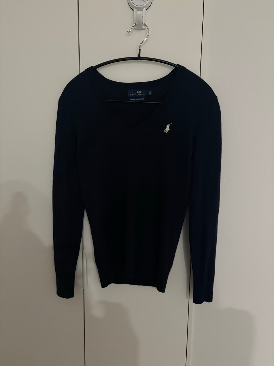 폴로 네이비 딱붙 니트 상품이미지3