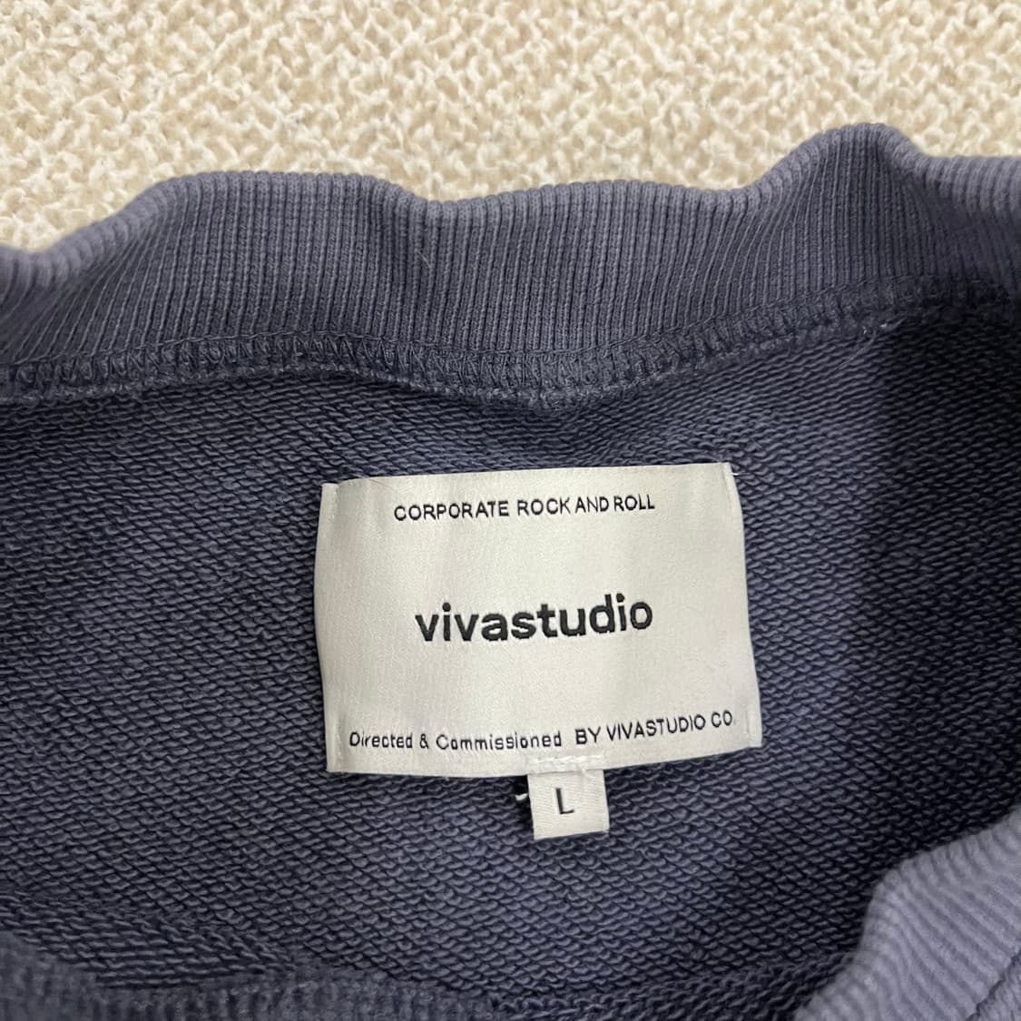 L 비바스튜디오 긴팔 맨투맨 스웻셔츠 0213M 상품이미지2