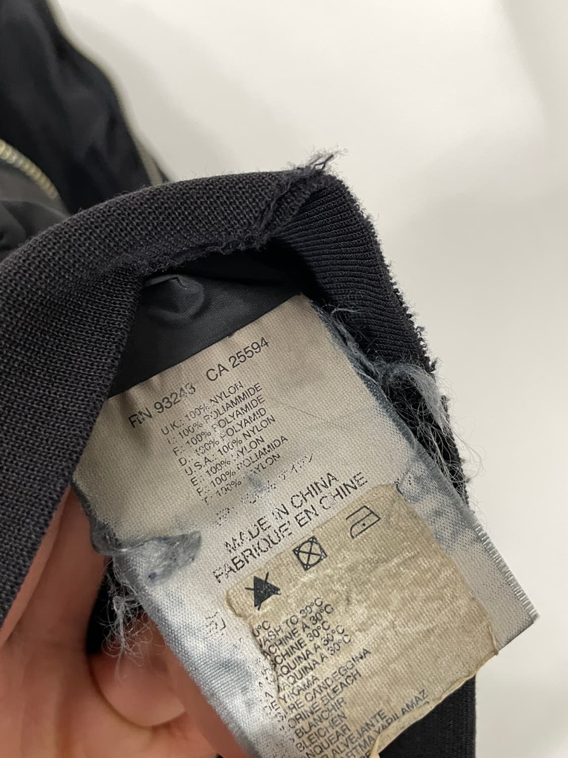 디젤 컨버터블 나일론 봄버 자켓 상품이미지9