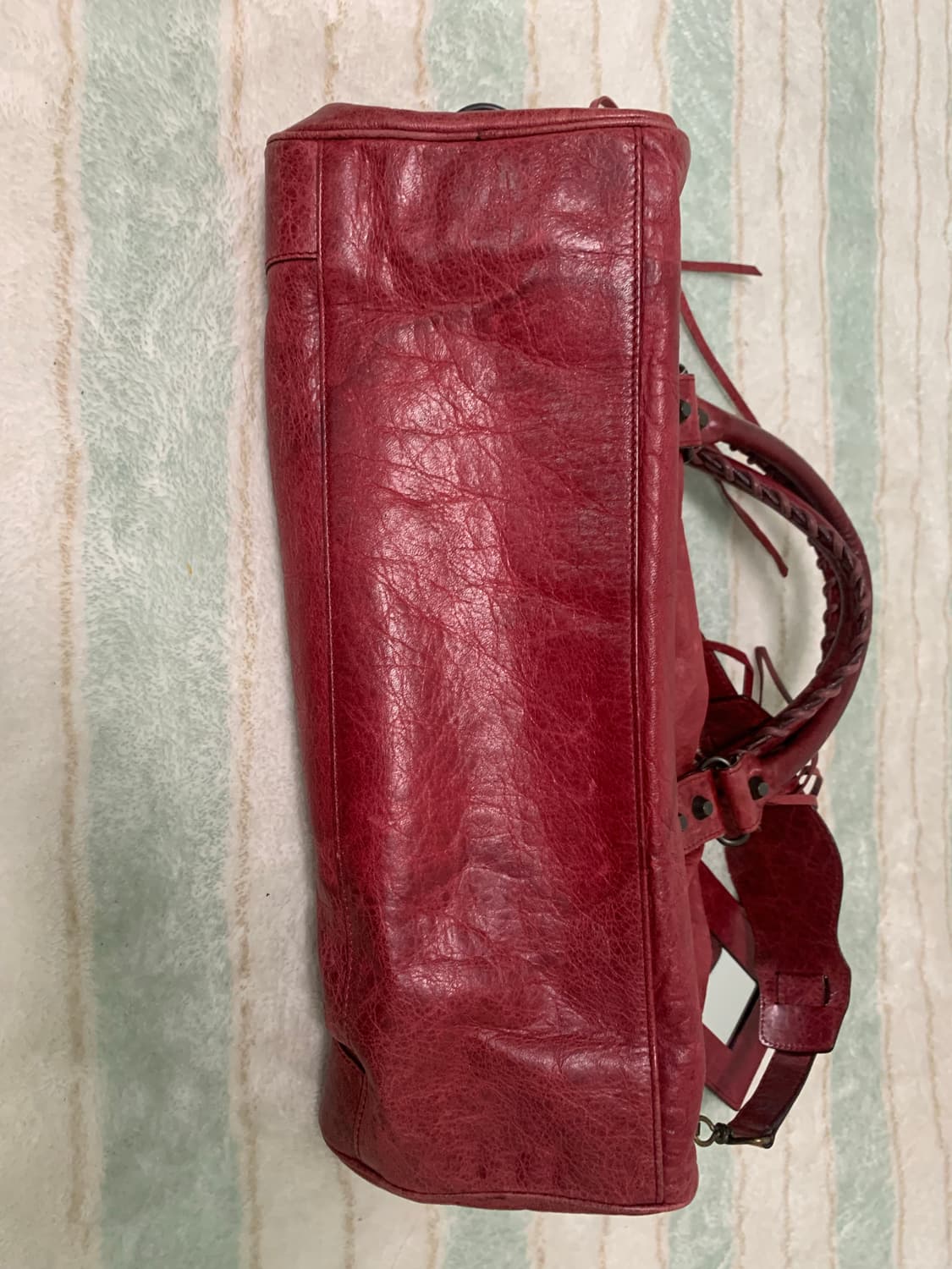 발렌시아가 트위기 버건디 컬러 정품  상품이미지6