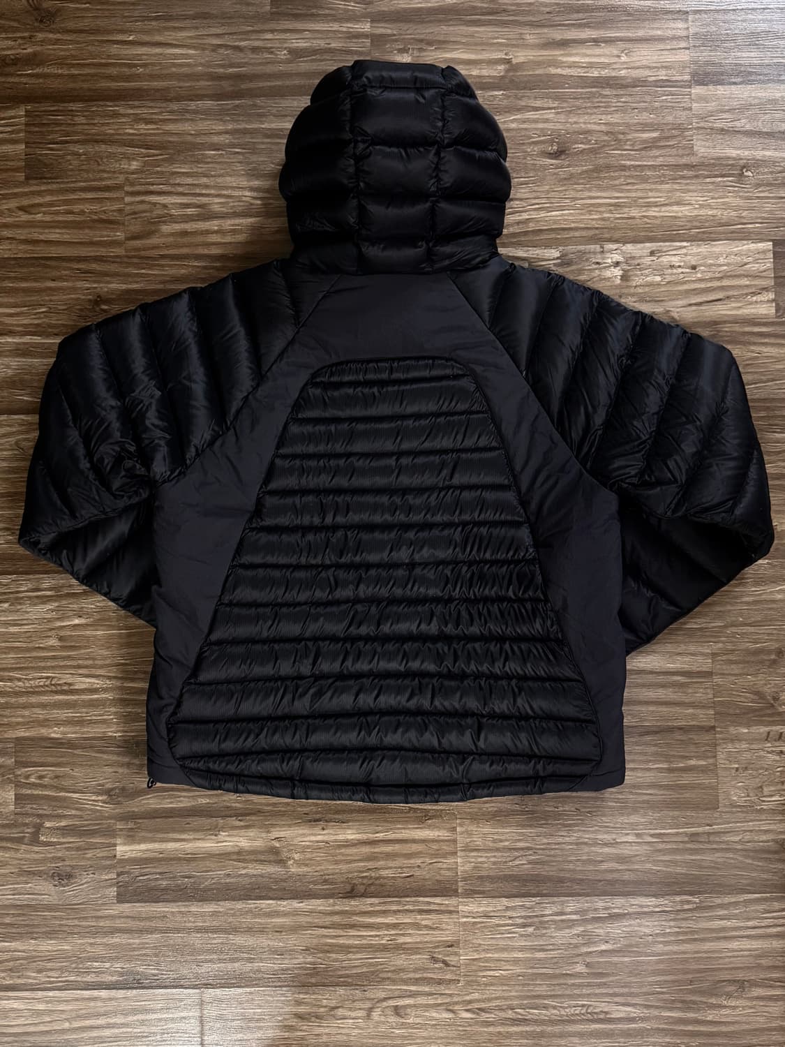 SANSAN GEAR  Paneled Puffer Jacket Black 상품이미지5