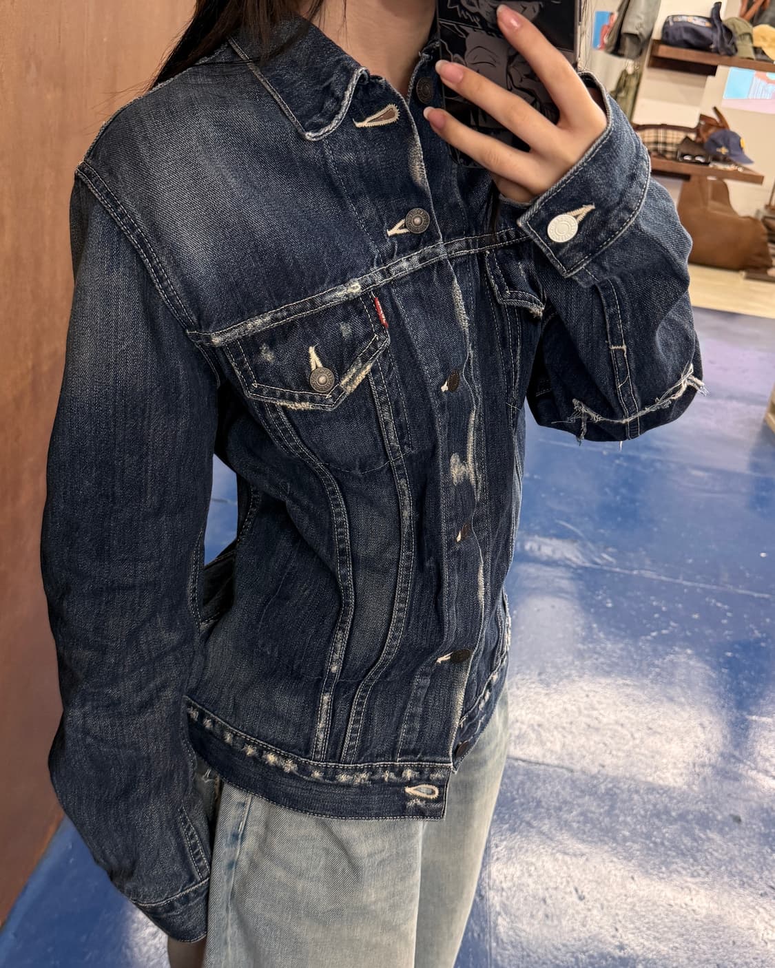 Levis 리바이스 Jpn 디스트레드 데님자켓 상품이미지2